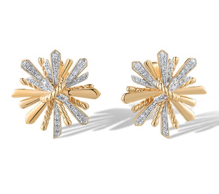 14KYW Earrings Diamond (E319446DIA14KYW)