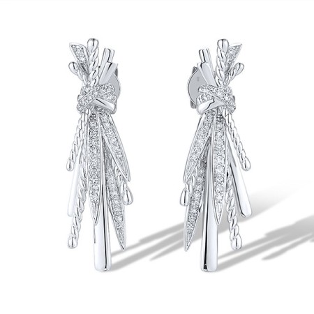 14KW Earrings Diamond (E319447DIA14KW)