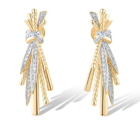 14KYW Earrings Diamond (E319447DIA14KYW)