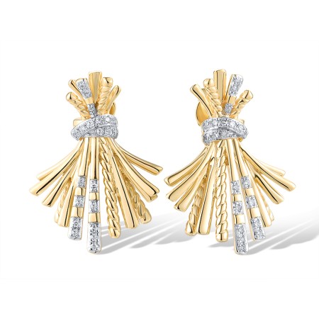 14KYW Earrings Diamond (E319448DIA14KYW)