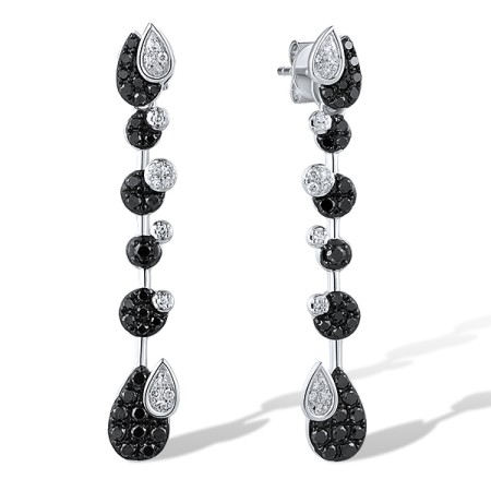 14KWB Earrings Black Diamond,Diamond (E319537WBD14KWB)