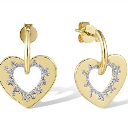 14KYW Earrings Diamond (E319552DIA14KYW)