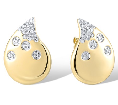 14KYW Earrings Diamond (E319554DIA14KYW)