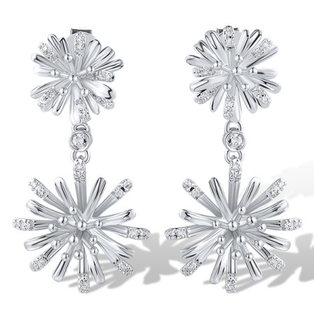 14KW Earrings Diamond (E319585DIA14KW)
