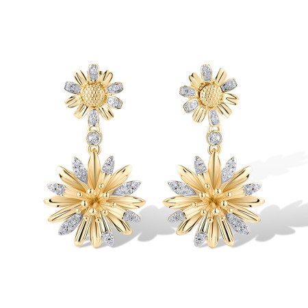 14KYW Earrings Diamond (E319586DIA14KYW)