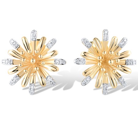 14KYW Earrings Diamond (E319588DIA14KYW)