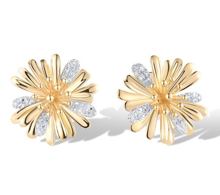 14KYW Earrings Diamond (E319589DIA14KYW)