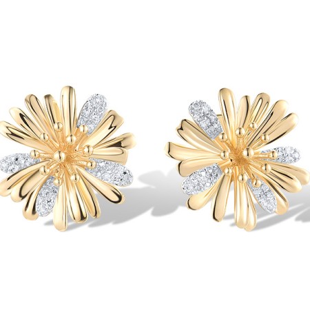 14KYW Earrings Diamond (E319589DIA14KYW)