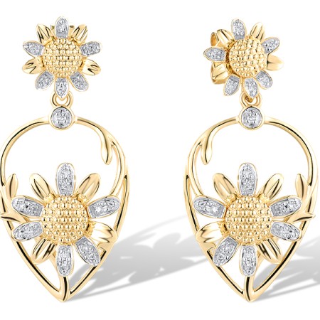 14KYW Earrings Diamond (E319590DIA14KYW)