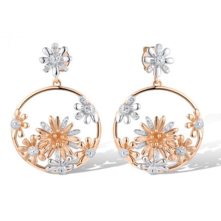 14KRW Earrings Diamond (E319593DIA14KRW)
