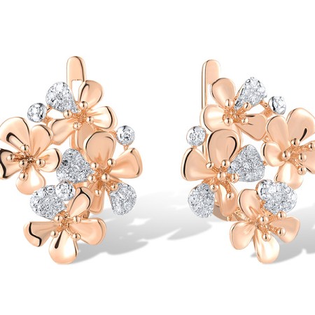 14KRW Earrings Diamond (E319595DIA14KRW)