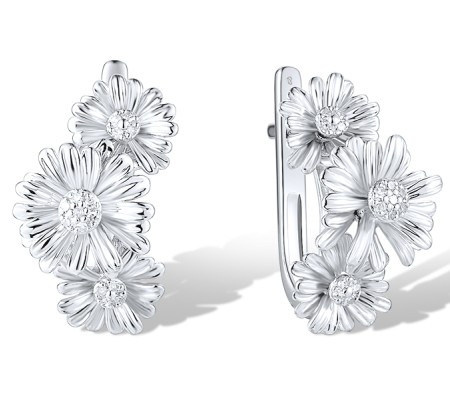 14KW Earrings Diamond (E319596DIA14KW)