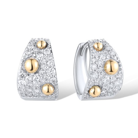 14TT Earrings Diamond (E319598DIA14TT)
