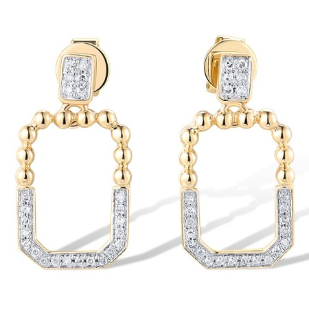 14KYW Earrings Diamond (E319618DIA14KYW)