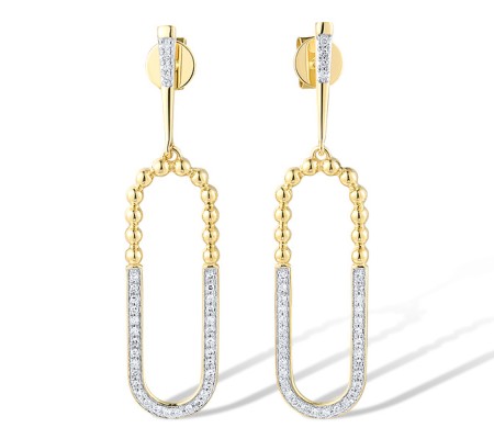 14KYW Earrings Diamond (E319620DIA14KYW)