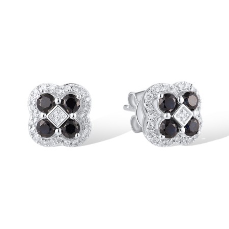 14KW Earrings Blue Sapphire,Diamond (E319663SAP14KW)