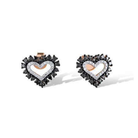 14KRWB Earrings Black Diamond,Diamond (E319674WBD14KRWB)