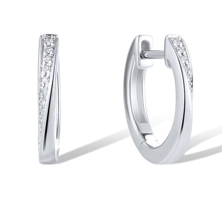 14KW Earrings Diamond (E319693DIA14KW)