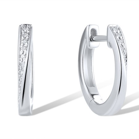 14KW Earrings Diamond (E319693DIA14KW)