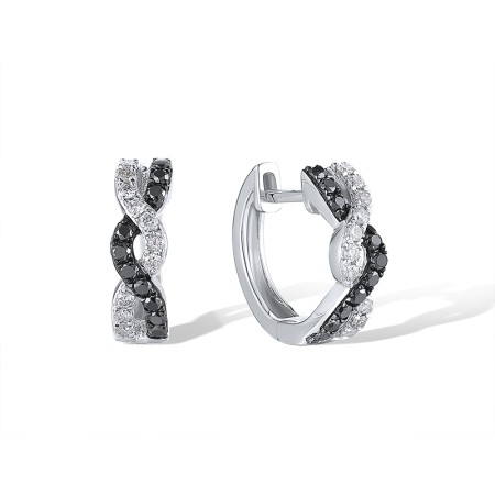 14KWB Earrings Black Diamond,Diamond (E319694WBD14KWB)