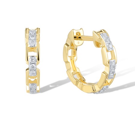 14KYW Earrings Diamond (E319695DIA14KYW)