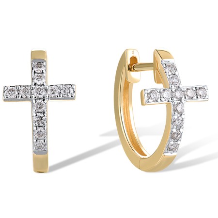 14KYW Earrings Diamond (E319696DIA14KYW)