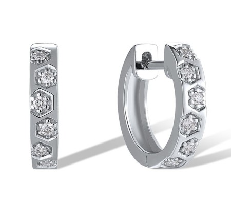 14KW Earrings Diamond (E319697DIA14KW)