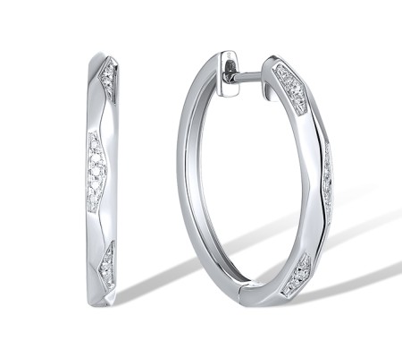 14KW Earrings Diamond (E319705DIA14KW)