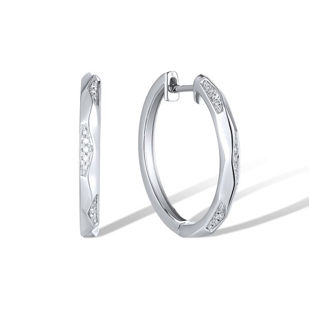 14KW Earrings Diamond (E319705DIA14KW)