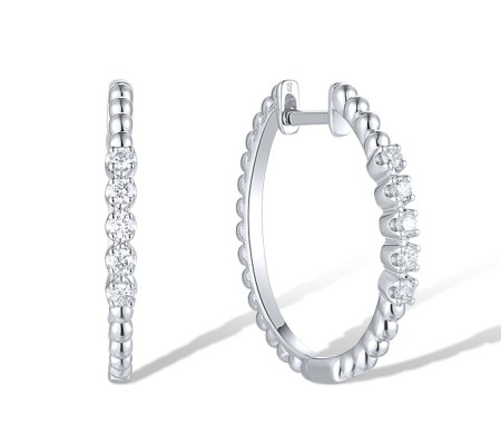 14KW Earrings Diamond (E319706DIA14KW)
