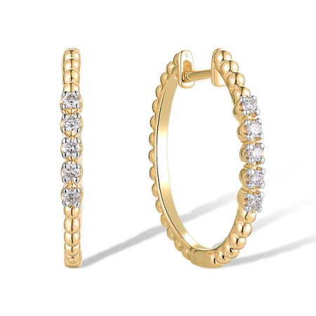 14KYW Earrings Diamond (E319706DIA14KYW)