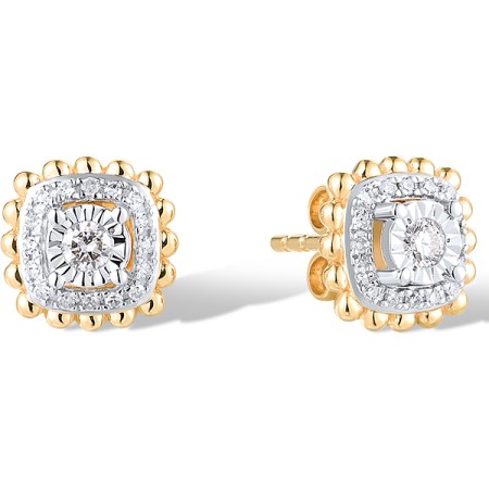 14TT Earrings Diamond (E319713DIA14TT)