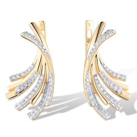 14KYW Earrings Diamond (E319720DIA14KYW)