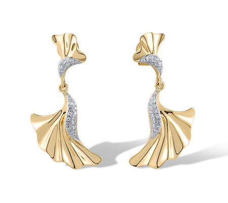 14KYW Earrings Diamond (E319721DIA14KYW)