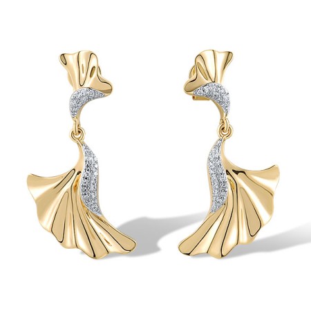 14KYW Earrings Diamond (E319721DIA14KYW)