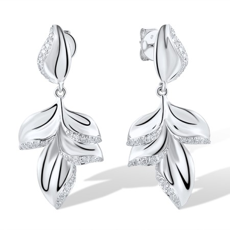 14KW Earrings Diamond (E319722DIA14KW)