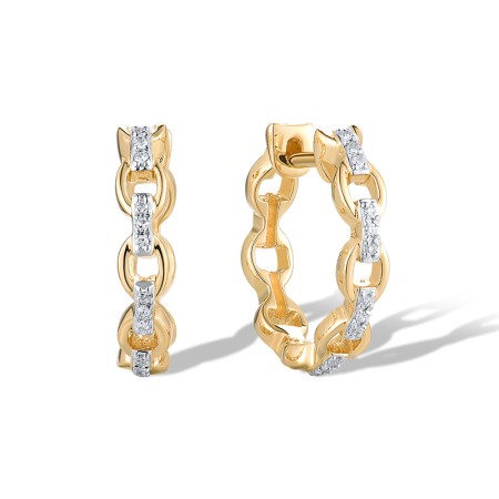 14KYW Earrings Diamond (E319750DIA14KYW)