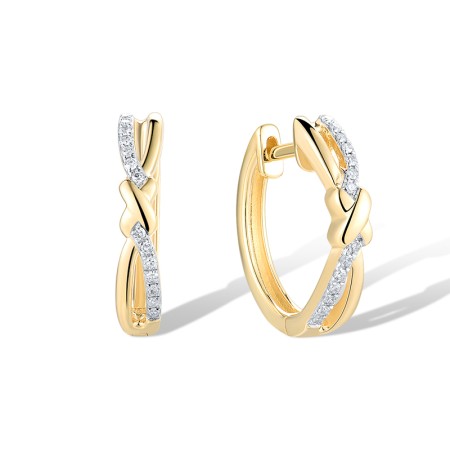 14KYW Earrings Diamond (E319751DIA14KYW)