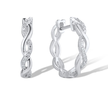 14KW Earrings Diamond (E319753DIA14KW)