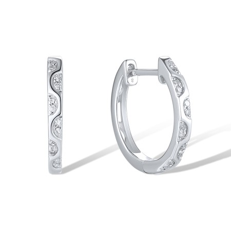 14KW Earrings Diamond (E319754DIA14KW)