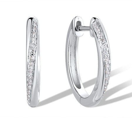 14KW Earrings Diamond (E319756DIA14KW)