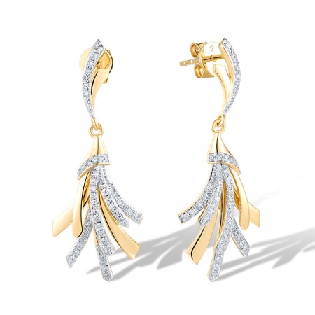14KYW Earrings Diamond (E319759DIA14KYW)