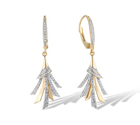 14KYW Earrings Diamond (E319760DIA14KYW)