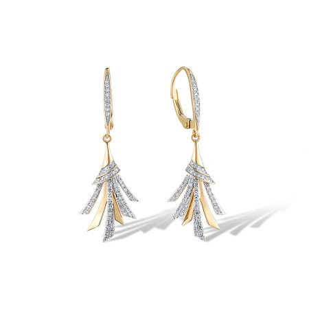 14KYW Earrings Diamond (E319760DIA14KYW)