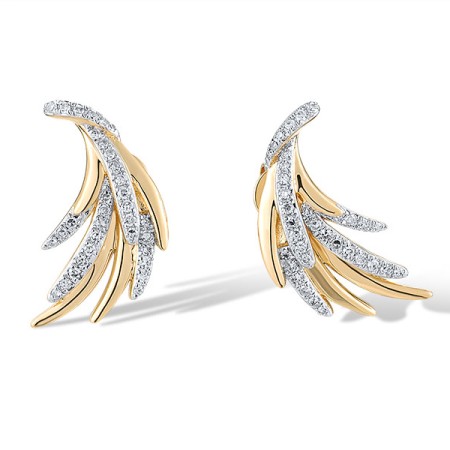 14KYW Earrings Diamond (E319761DIA14KYW)