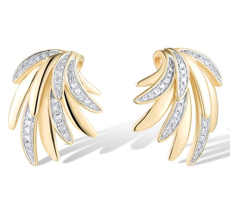 14KYW Earrings Diamond (E319763DIA14KYW)