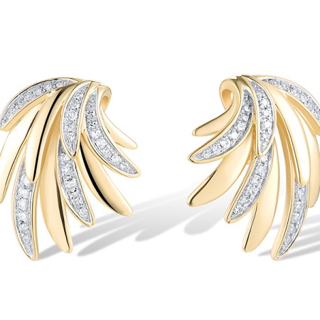 14KYW Earrings Diamond (E319763DIA14KYW)