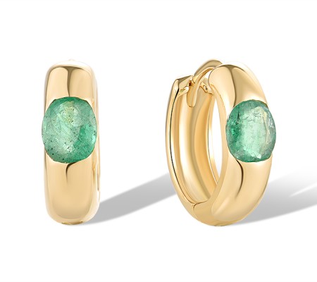14KY Earrings Emerald (E319772EMR14KY)