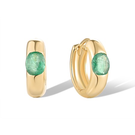 14KY Earrings Emerald (E319772EMR14KY)