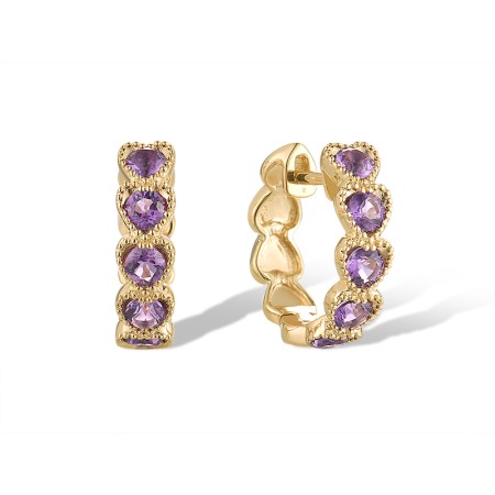14KY Earrings Amethyst (E319841AME14KY)